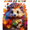HEDGEHOG AUTUMN THINK OF ME