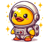 Astronaut Duck, Yellow Rubber Duck & Rubber Duck