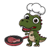 T-Rex Dinosaur Kids Tshirt