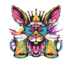 Bunny Beer Funny