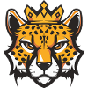 Cheetah Head Crown