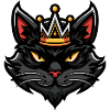 Cat Symbol Head Crown
