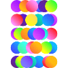 Brightly coloured circles