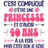 Femme Princesse Anniversaire 40 Ans