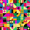 Abstract Modern Garden