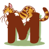 Cat Letter M