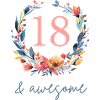 18 & awesome! customizable