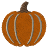 Citrouille brodée