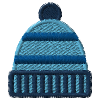 Embroidered winter hat