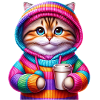 Bunte Katze