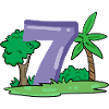 7 Number Number Motif Seven