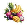 Fresh Tropical Fruits Exotic Fruits