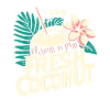 I love fresh coconut