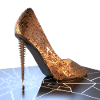 Talons hauts en métal