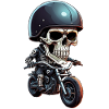 Biker Skeleton