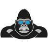 Cooler Bodybuilder-Gorilla