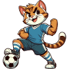 Cat Brat: footballer