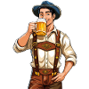 MAN BEER MUG
