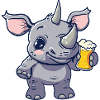 Rhino bière Comic Party