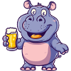 Hippo Beer Comic Party