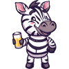 Zebra Bier Comic Party