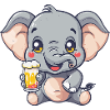 Elefant Bier Comic Party