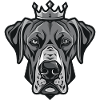 Great Dane Dog Crown
