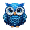 Cute Owl Kawaii Mascot