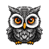 Cute Owl Kawaii Mascot