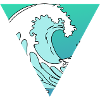 Wave in triangle