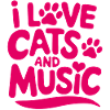 I love cats and music