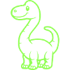 Dinosaur Brontosaurus