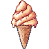 Ice Cream Pixel Icon