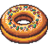 Donut Pixel Icon