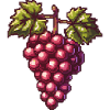 Raisin Icône Pixel