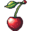 Icône de pixel de cerise