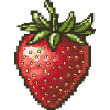 Icône pixel fraise