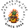 Ananas on fire