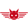 Creative Cat Wings T-Shirt Design