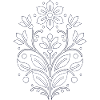 Eleganza floreale minimalista: cuscini decorativi