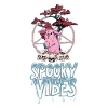 Pink bunny and skull design