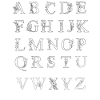 flower alphabet - Flower alphabet