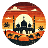 Marrakesh Mosque sunset