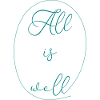 All is well