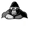 Gorille bodybuilder cool
