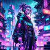 Cyberpunk Anime Girl