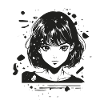Retro Manga Girl