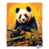 Panda in the jungle