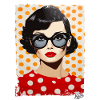1950er Polka-Dot Pop-Art Mode Frauen