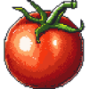 Icône pixel de tomate